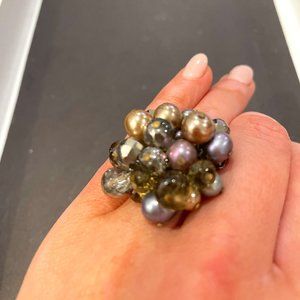 Beaded Cocktail Ring (Stella & Dot)